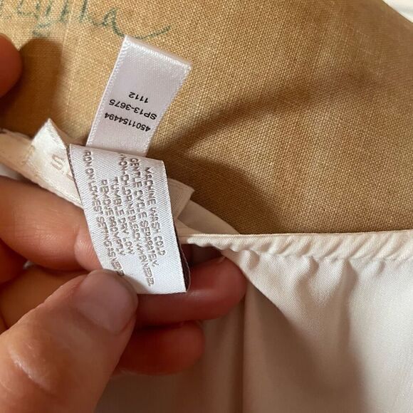 CHICO’S | silky tie front v neck cape blouse L/XL - Picture 8 of 8